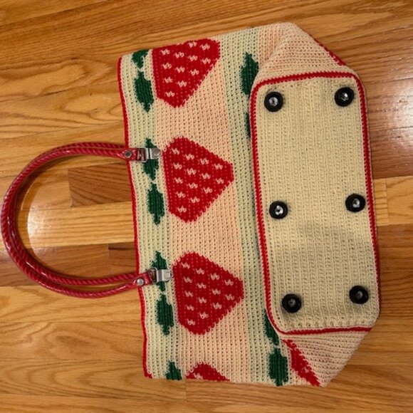 Strawberries. Ripe and a perfect bag to carry all of your summer treasures - Picture 2 of 4